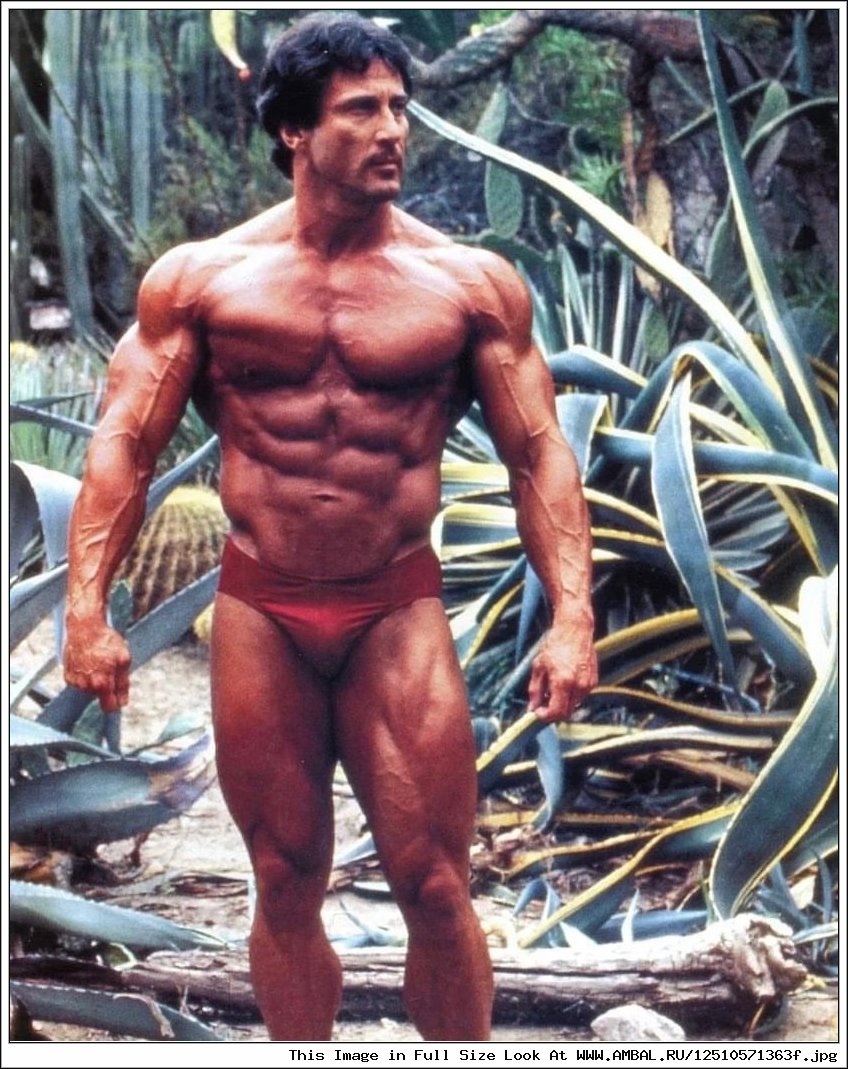 Frank Zane posing